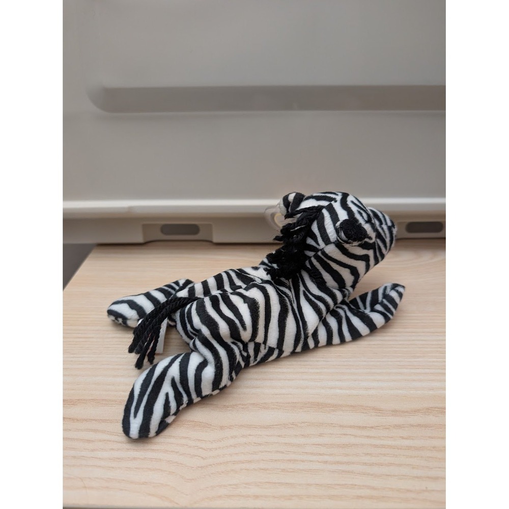 TY Beanie Baby Ziggy Zebra Plush Toy Kids Collectibles Classroom Animals 1995 - Picture 6 of 7